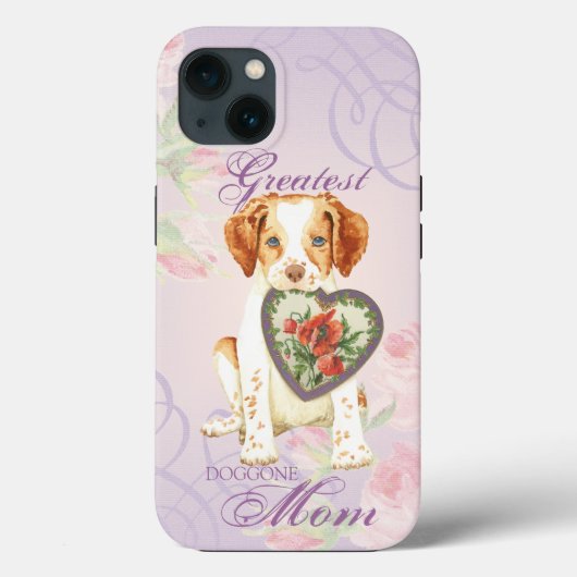 Coques Case-Mate iPhone Brittany Heart Maman (Verso)