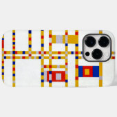Coques Case-Mate iPhone Broadway Boogie Woogie | Piet Mondrian | (Verso (horizontal))