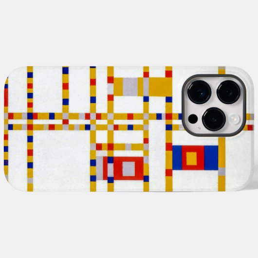 Coques Case-Mate iPhone Broadway Boogie Woogie | Piet Mondrian | (Verso (horizontal))
