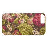Coques Case-Mate iPhone Brocard floral d'effet d'étincelle (Dos (Horizontal))