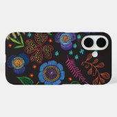 Coques Case-Mate iPhone broche brodé (Verso (horizontal))
