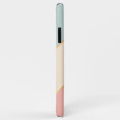 Coques Case-Mate iPhone Broche rose Turquoise de broche verte personnalisé (Dos/Droite)