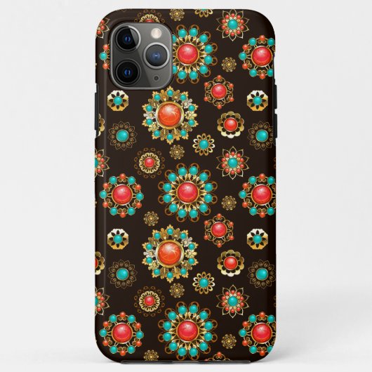 Coques Case-Mate iPhone Broches ethniques motif sans couture (Dos)