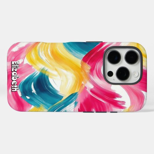 Coques Case-Mate iPhone Brochures Abstraites dynamiques (Verso (horizontal))
