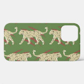 Coques Case-Mate iPhone Brochures sauvages : léopard en répétition (Verso (horizontal))