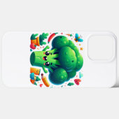 Coques Case-Mate iPhone brocoli joyeux (Verso (horizontal))