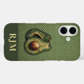 Coques Case-Mate iPhone Broderie Avocado Lover Faux (Verso (horizontal))