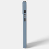 Coques Case-Mate iPhone Broderie Bleu Poussière (Verso / Gauche)