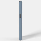 Coques Case-Mate iPhone Broderie Bleu Poussière (Verso / Droite)