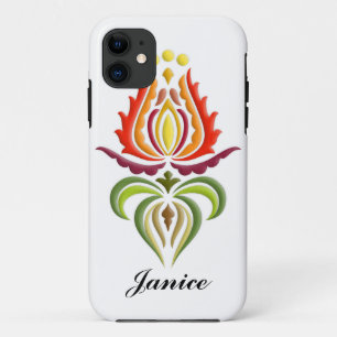 Coques Pour iPhone Broderie de fantaisie de manteau - art populaire