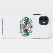 Coques Case-Mate iPhone Broderie florale polonaise, motif traditionnel de (Dos (Horizontal))