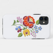 Coques Case-Mate iPhone Broderie Kalocsa - Art populaire hongrois (Dos (Horizontal))