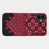 Coques Case-Mate iPhone Broderie palestinienne Tatreez design imprimé (Dos (Horizontal))