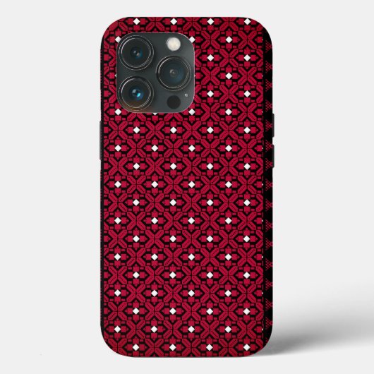 Coques Case-Mate iPhone Broderie palestinienne Tatreez design imprimé (Verso)