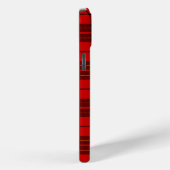 Coques Case-Mate iPhone Brodie tartan rouge noir plaid (Verso / Droite)