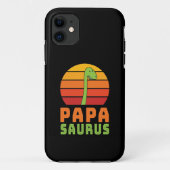 Coques Case-Mate iPhone Brontosaurus Papasaurus Dinosaur Fête des pères (Dos)