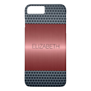 Coques Pour iPhone Bronze Luxe acier inoxydable look métal