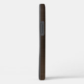 Coques Case-Mate iPhone Bronze Monogramme métallique Brown Coque-Mate iPho (Verso / Droite)