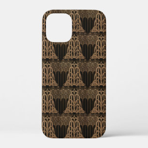 Case-Mate iPhone Case Bronze, noir, Art déco, Art nouveau, floral, moti