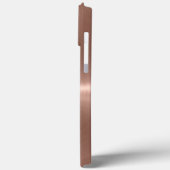 Coques Case-Mate iPhone Bronze Stainless Steel Metal Look (Verso / Gauche)