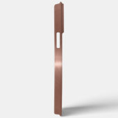 Coques Case-Mate iPhone Bronze Stainless Steel Metal Look (Verso / Droite)