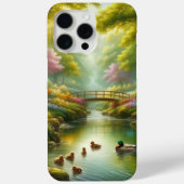 Coques Case-Mate iPhone Brook de printemps avec canards/fleurs (Verso)
