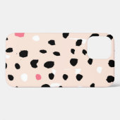 Coques Case-Mate iPhone Brosse à encre : Texture artistique (Verso (horizontal))