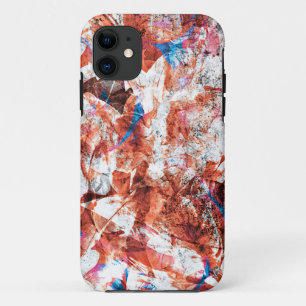 Etui iPhone Case-Mate Brosse à peinture rouge art numérique moderne abst