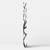 Coques Case-Mate iPhone Brosse le motif abstrait. Grunge texture. Arrière- (Verso / Gauche)