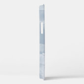 Coques Case-Mate iPhone Brosse moderne couleur bleu foncé (Verso / Droite)