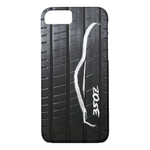 Coques Pour iPhone Brosse Nissan 350Z avec Pneu