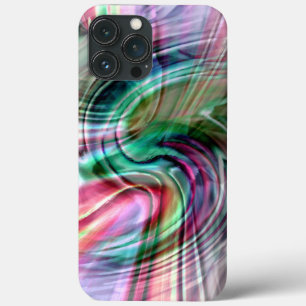 Case-Mate iPhone Case Brosse numérique à courbe en S colorée