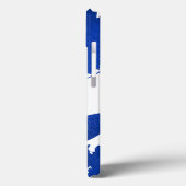 Coques Case-Mate iPhone Brosses bleues Indigo Abstraites (Verso / Gauche)