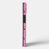Coques Case-Mate iPhone Brouillant en fleur : Fleurs roses sur rose (Verso / Droite)