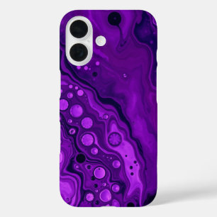 Coques iPhone 16 Brouillard violet : Un tourbillon de couleur