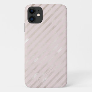 Case-Mate iPhone Case Broussailler Gold Foil Diamond Stripes Motif Monog