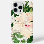 Coques Case-Mate iPhone Browallia & Hibiscus Fleurs - Bois japonais (Verso)