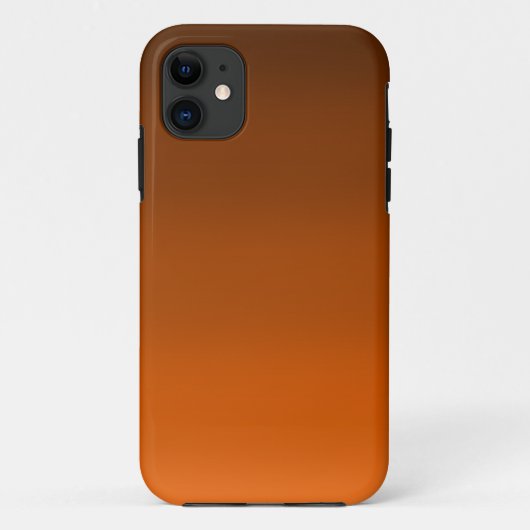 Coques Case-Mate iPhone Brown à orange (Dos)