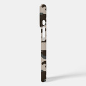 Coques Case-Mate iPhone Brown and Gray Camouflage Personalized (Verso / Gauche)