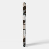 Coques Case-Mate iPhone Brown and Gray Camouflage Personalized (Verso / Droite)