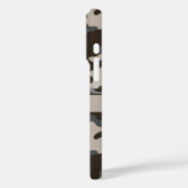 Coques Case-Mate iPhone Brown and Gray Camouflage Personalized (Verso / Gauche)