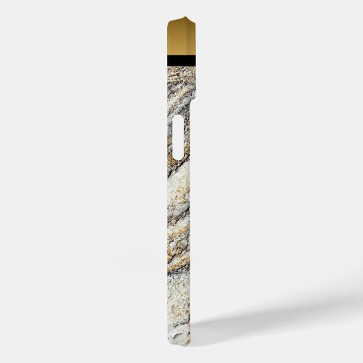 Coques Case-Mate iPhone Brown Black Gold Marble Motif iPhone / Android (Verso / Droite)