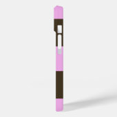 Coques Case-Mate iPhone Brown blanc rose et chocolat par STaylor (Verso / Gauche)