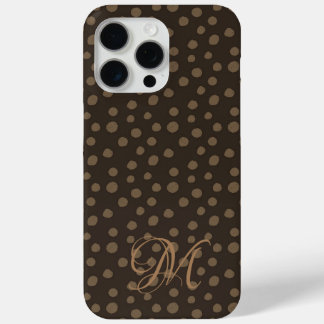 Coque iPhone 15 Pro Max Brown & Camel