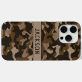 Coques Case-Mate iPhone Brown Camouflage Personalized (Verso (horizontal))