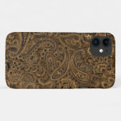 Coques Case-Mate iPhone Brown Et Beige Orné Floral Paisley Motif (Dos (Horizontal))