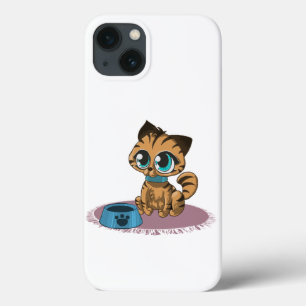 Case-Mate iPhone CASE BROWN EYE BLUE KITTEN ON A PURPLE MAT