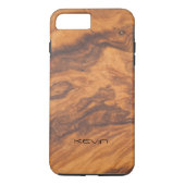 Coques Case-Mate iPhone Brown Faux Bois Texture Design moderne (Dos)