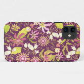 Coques Case-Mate iPhone Brown floral flamor (Dos (Horizontal))