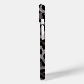 Coques Case-Mate iPhone Brown gris léopard noir (Verso / Gauche)